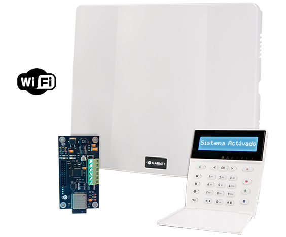 Central de alarma con comunicador - PC-732G-LCD + IP-500